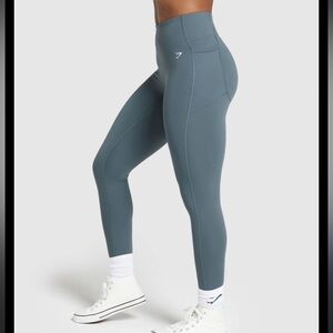 Gymshark Women’s M Teal Blue High-Rise Stretch Dreamy Leggings size small